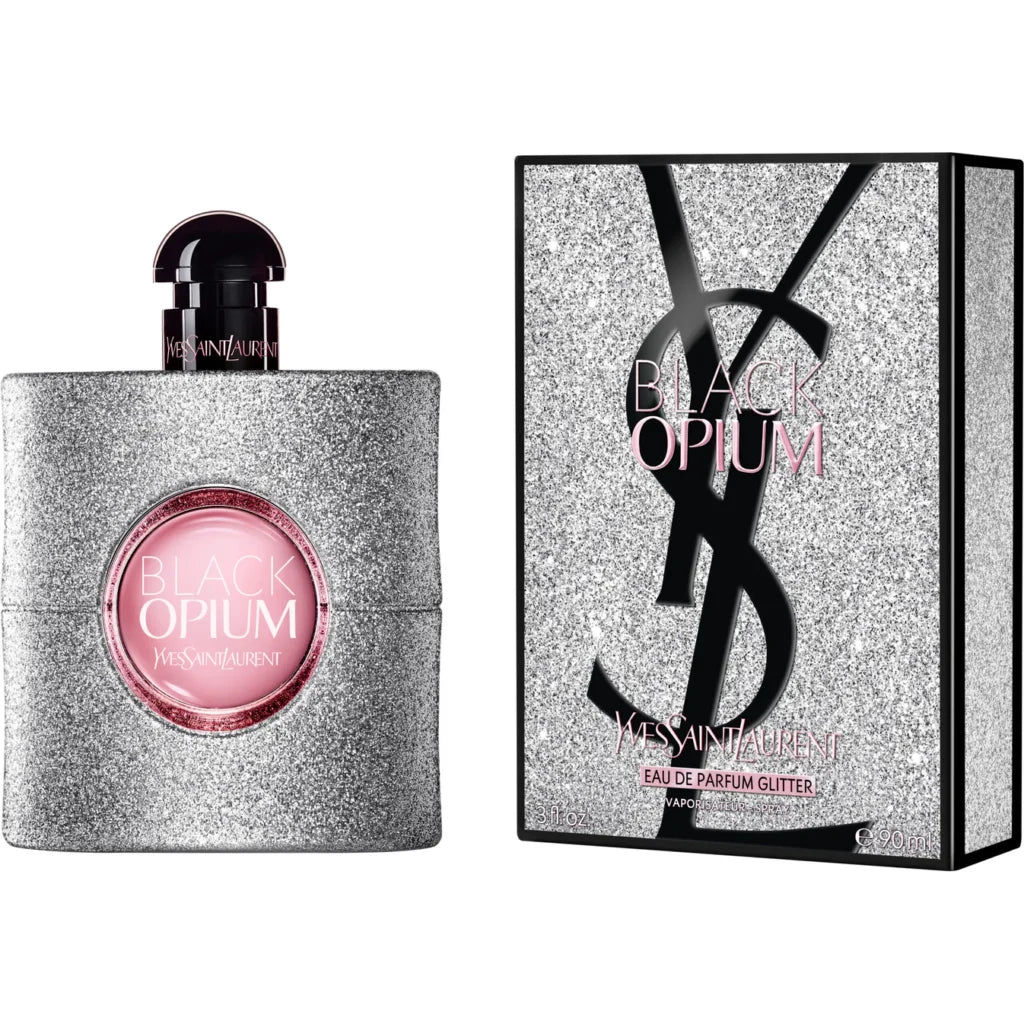 Yves Saint Laurent (YSL) Black Opium Glitter Eau De Parfum 90ML-Дамски Парфюм – Луксозен парфюм | LuxyAroma