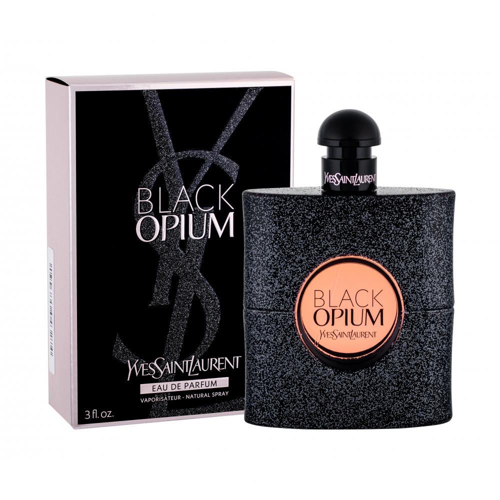 BLACK OPIUM YVES SAINT LAURENT 90 ml-Тестер Дамски – Луксозен парфюм | LuxyAroma